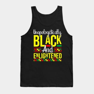 Black & Enlightened Melanin Pride Gift Tank Top